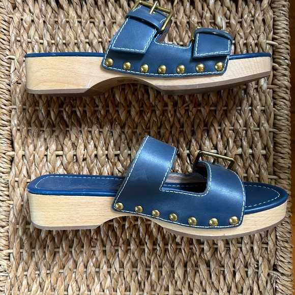 J. Crew Double Buckle Leather Sandals - Picture 4 of 8